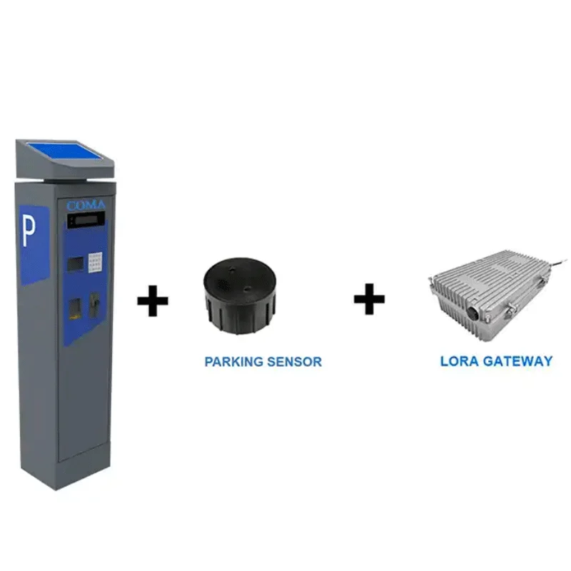 2023 On Street Solar LCD Screen Car Parking Meter For Car Parking System