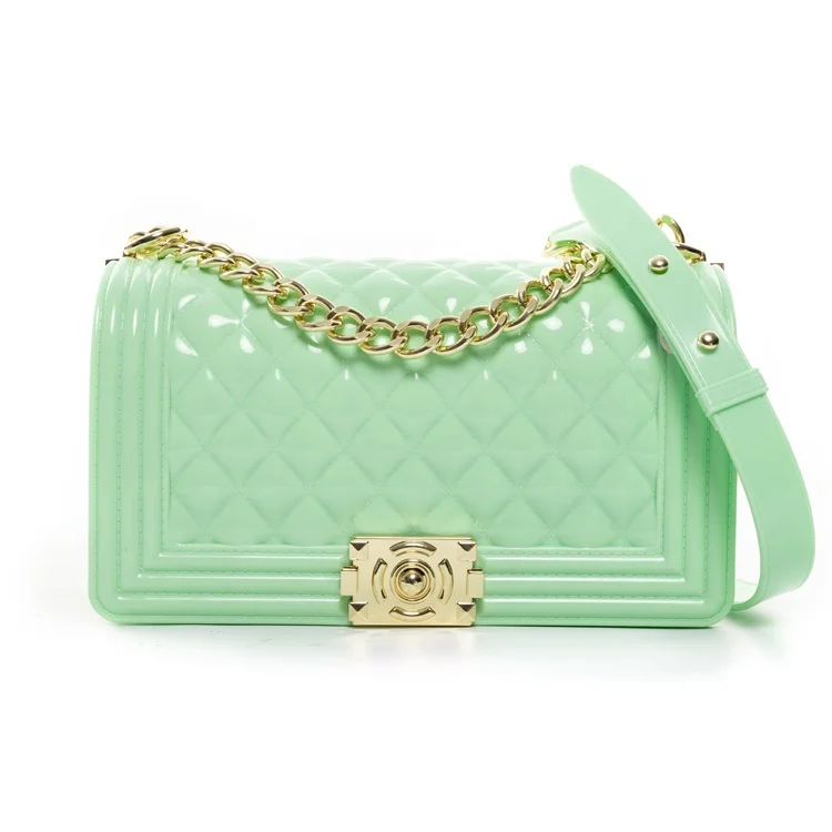 
Wholesale 2020 new arrivals women Shoulder bag Glossy pvc ladies luxury designer handbags fashion candy Jelly women hand bags 