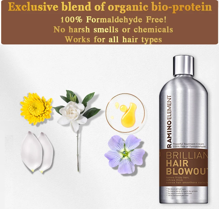 Formaldehyde Free hair straightening cream brazilian hair keratin treatment