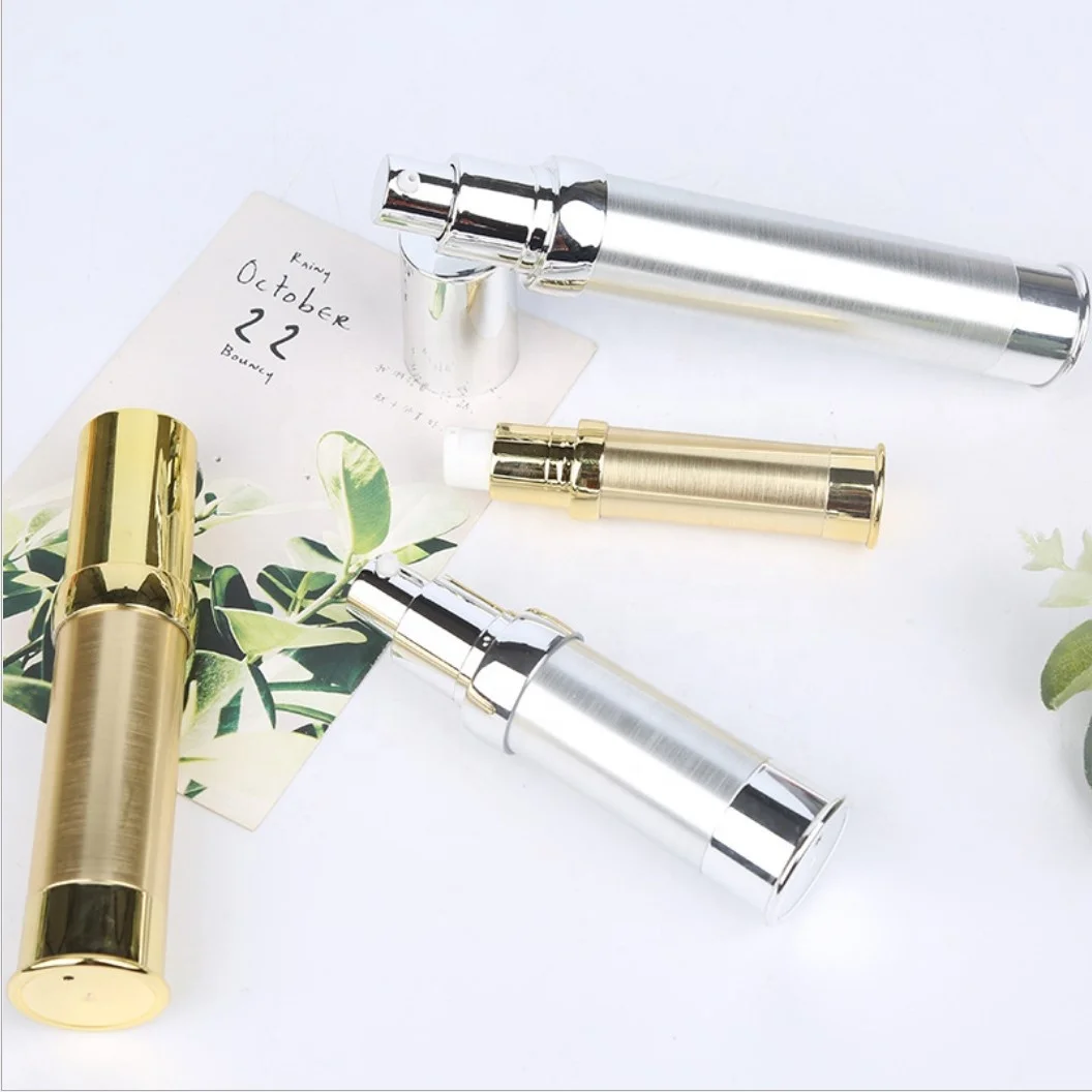 custom material color popular 5ml 10ml 15ml 30ml 50ml 100ml 150ml 200ml airless pump cosmetic bottle