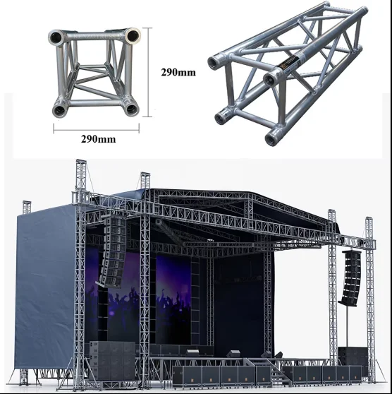 Aluminum Alloy Corner Box Truss For Spigot Truss For Exhibition Event