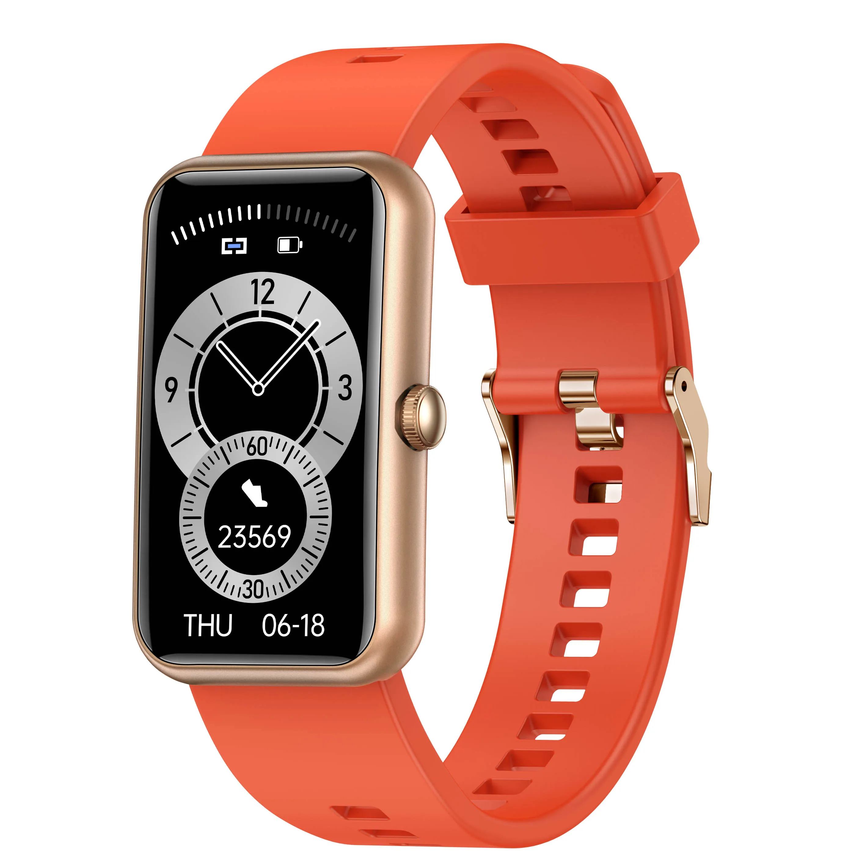 Лидер продаж, Смарт-часы L16, 1,45 дюйма, циферблат, звонки, воспроизведение музыки, защита пароля, приложение IPX68, водонепроницаемые Смарт-часы DT100