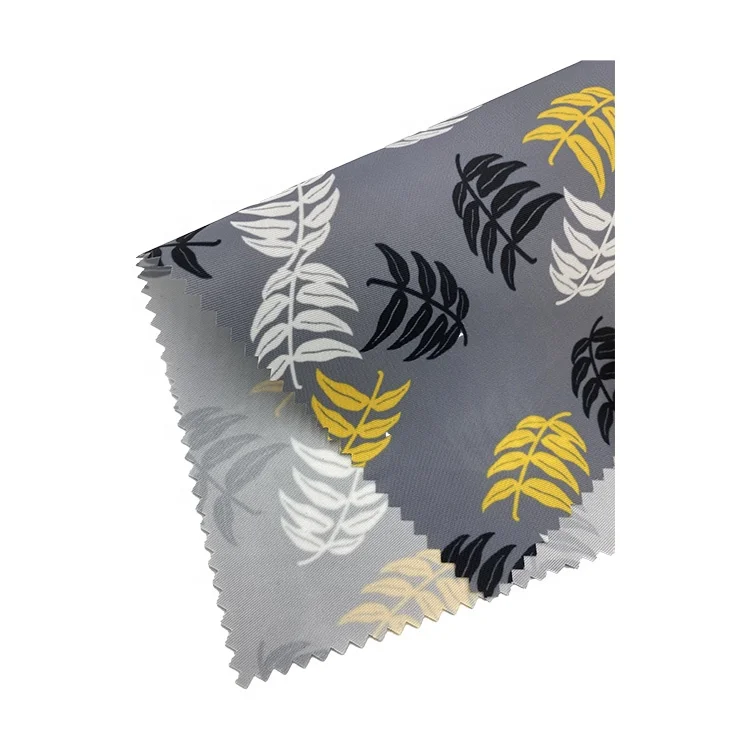 290T polyester oxford fabric with digital printing and PU coating for backpacks