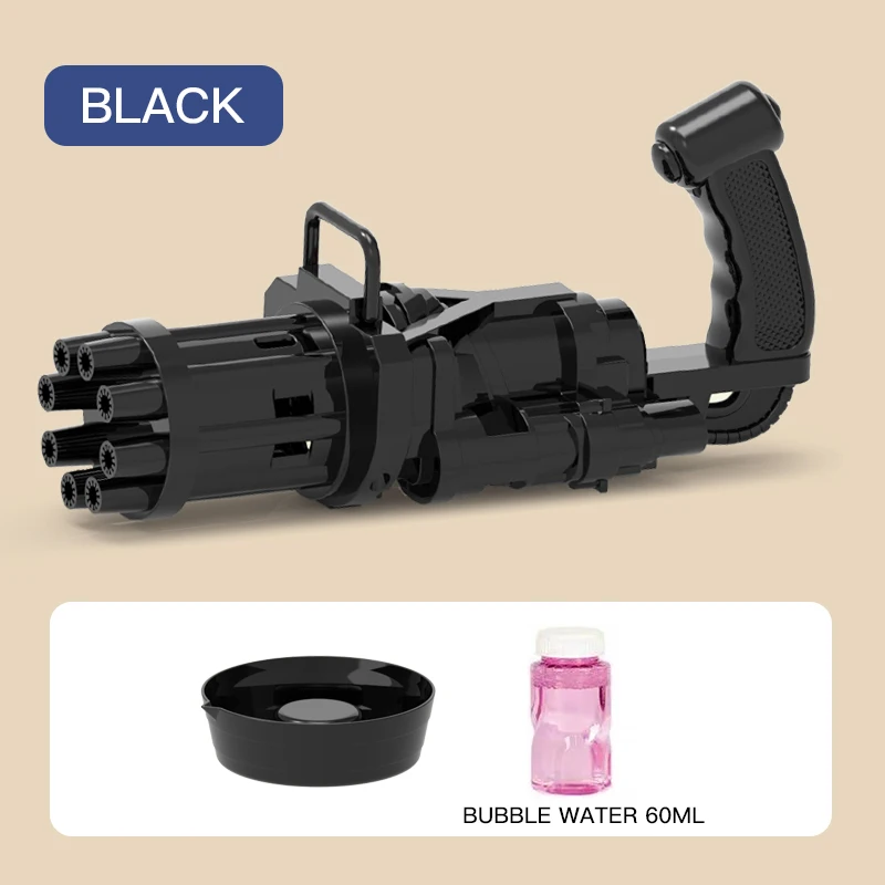 Electric Guns Toy Blowing Blaster Soap Outdoor Games Summer Party Portable Blower Water Pistola de burbujas Gatling Bubble Gun