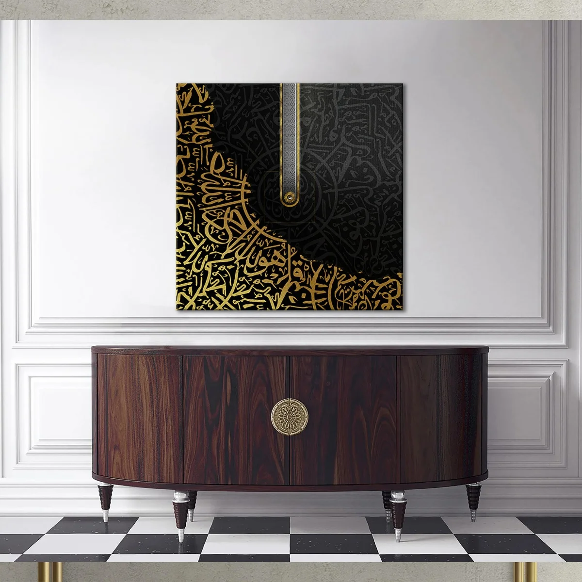 arabic calligraphy crystal porcelain painting crystal porcelain printing picture modern decor islamic frame arabic frame