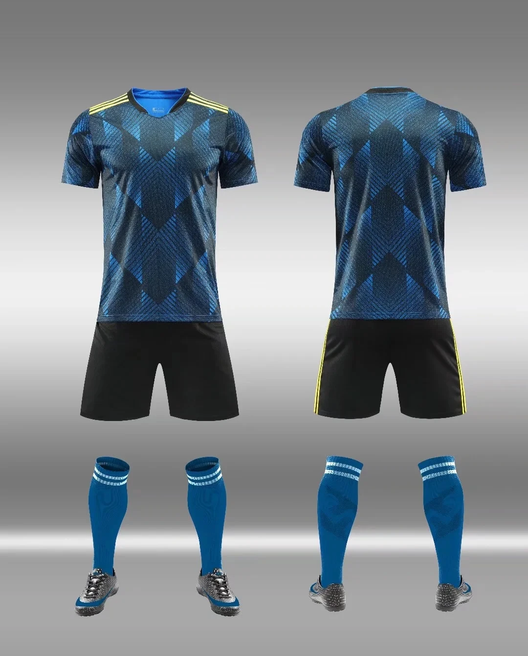 21 22 wholesale sublimation printing thai quality custom soccer jersey manufacturer soccer jersey set