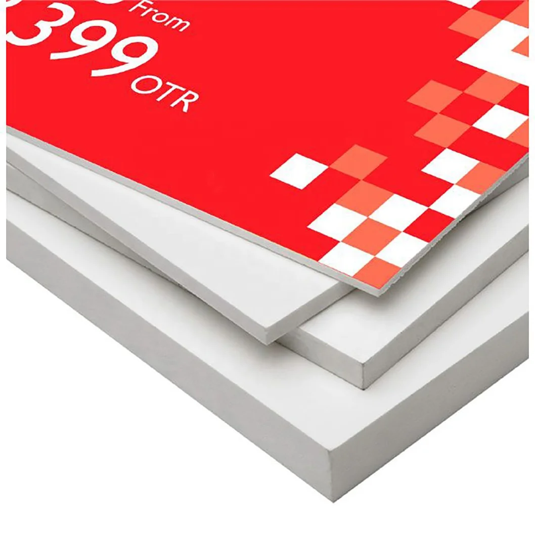 One Sided / Two Sided Colorful Custom Printing On pvc foam Board Signs