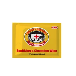 Individually Wrapped Customized Antibacterial Wet Tissue Wipes