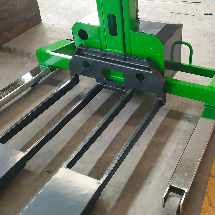 Self Lifting Customized Color Straddle Leg Self Loading Stackers For Van/Truck/Container