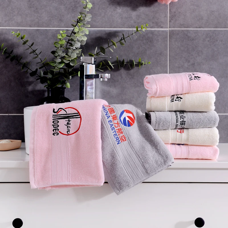 Wholesale Luxury Hotel Bath Towel Set 100% Cotton Plain Dobby Soft Comfortable Custom Logo Luxury Adult Size 500gsm 600gsm