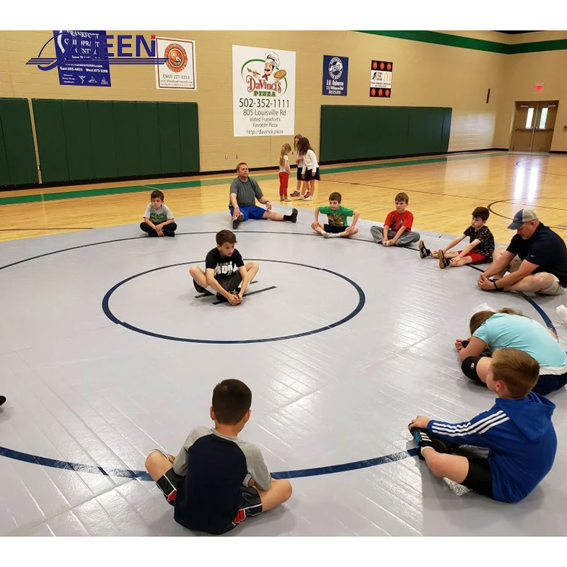 LINYIQUEEN раскатной коврик для борьбы джиуджитсу переплетенный полиэтиленовый пенопластовый