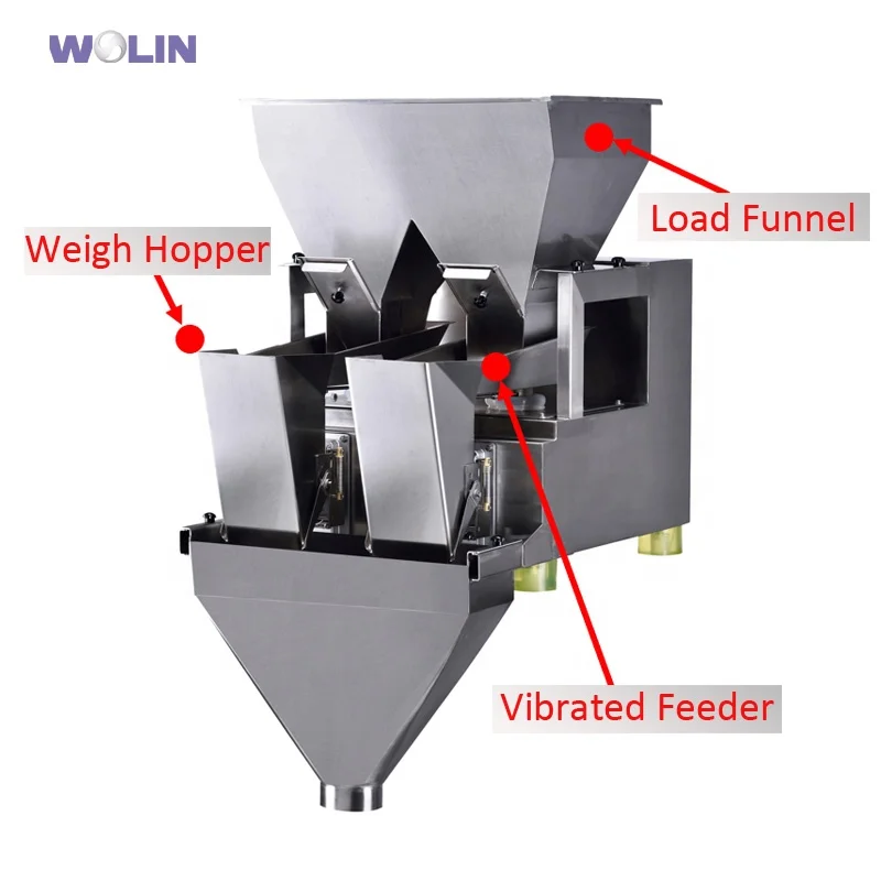 Smart weight automatic filler weight filling machine cat litter rice sugar beans nuts seeds 10-2kg twin head  linear weigher