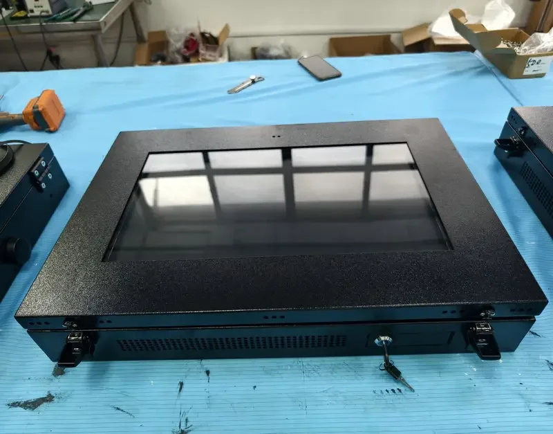 Factory Cheap Price 21.5 Inch 1080P IPS LCD Panel Wall Mounted Garbage Station Display Outdoor 1500Nits IP65 LCD Digital Signage