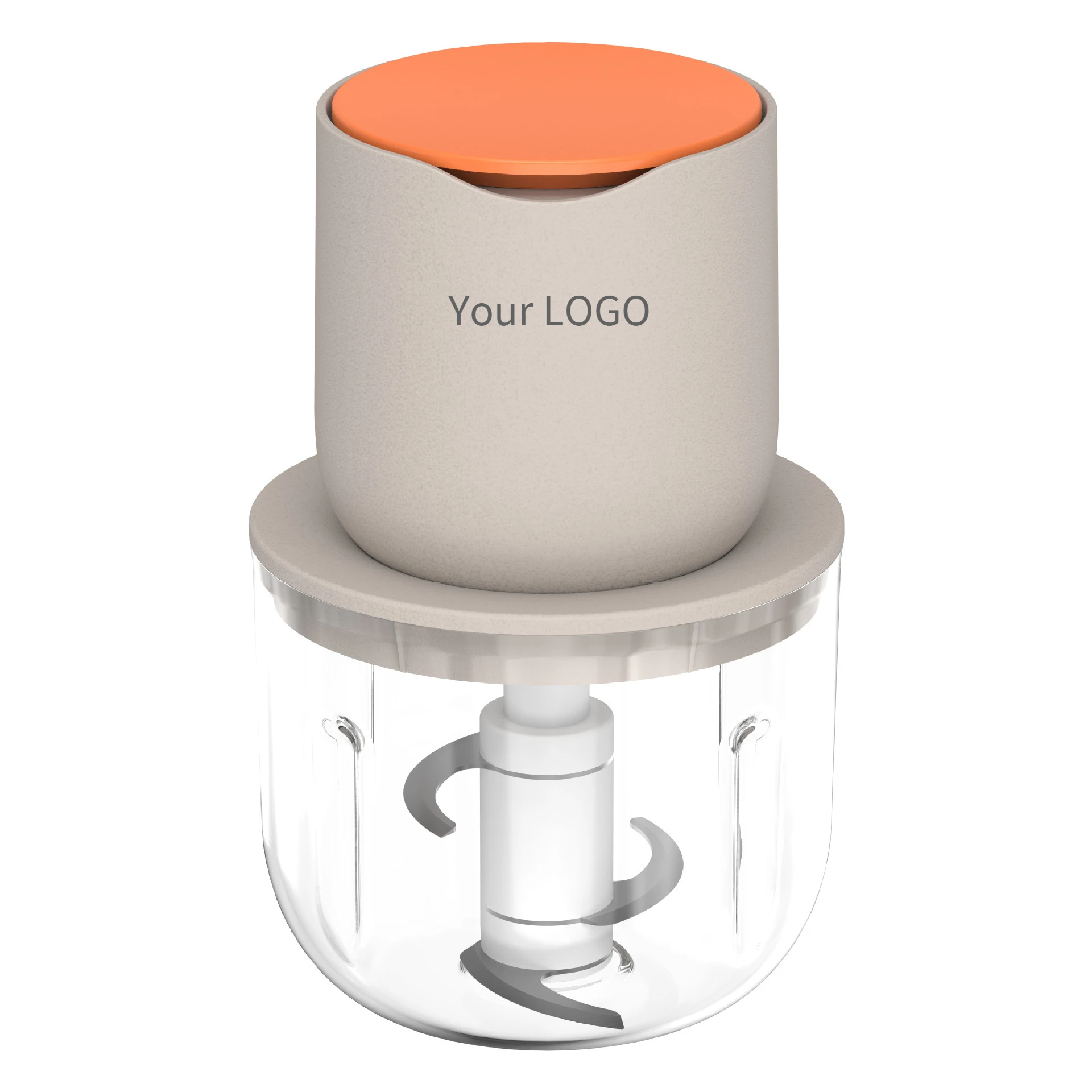 Factory Custom Slap Control 600Ml Vegetable Chopper Kitchen Garlic Vegetable Meat USB Rechargeable Mini Electric Food Chopper