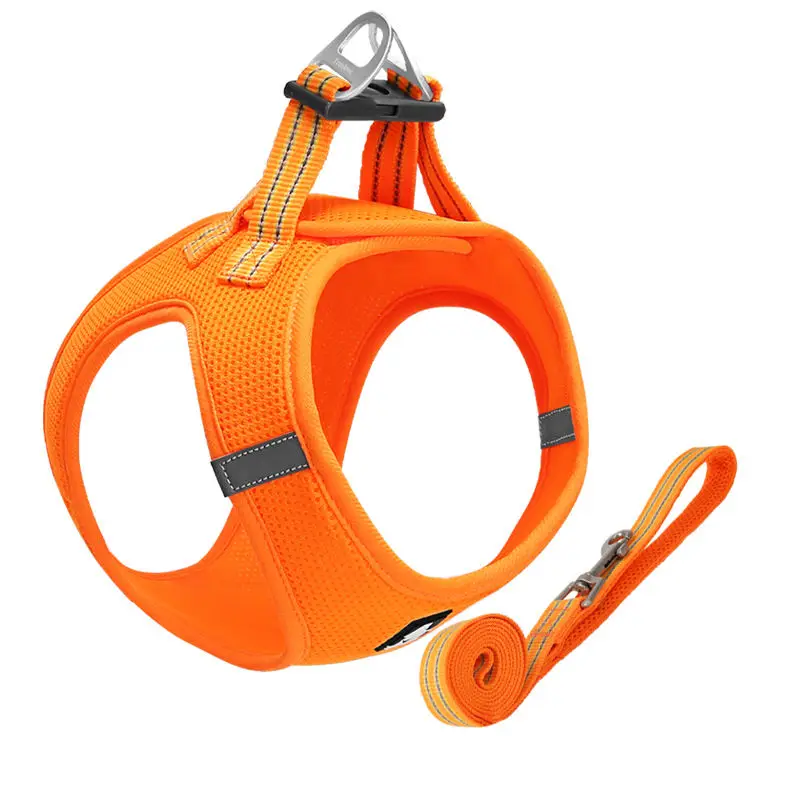 Pet harnesses Adjustable small Dog puppy cat Harness Vest Leash Set French Bulldog Chihuahua Pug Outdoor Walking Leash dog lead