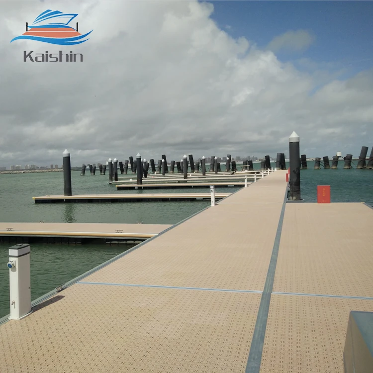 Good Stability Aluminum Alloy Floating Docks Pontoon Marine Use Floating Bridge