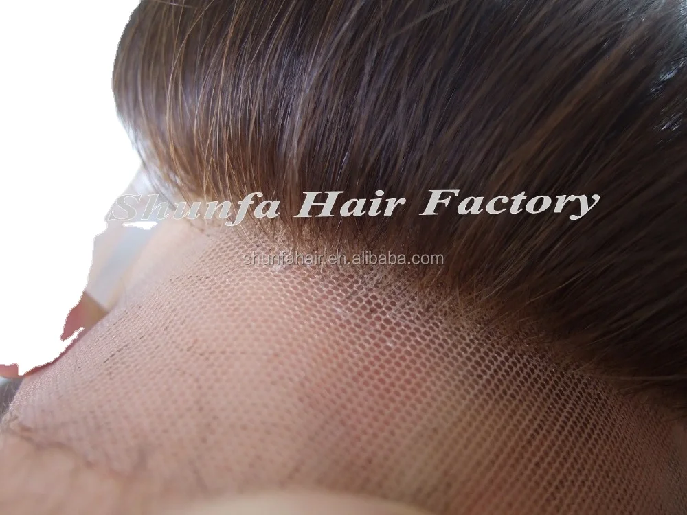 Natural hairline with high quality hot sale toupee for men