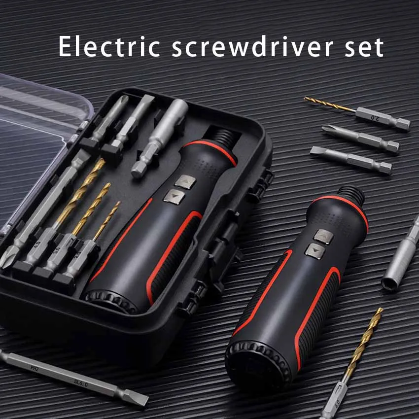 41 In 1 Automatic Electric Screwdriver Double LED Lighting Electric Screwdriver Set With USB Charge