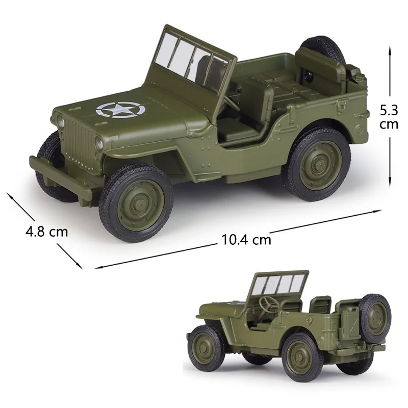 WELLY 1: 36 Willys MB SUV Simulation Alloy Car Model Pullback Ccar Toy MENTAL MODEL for Boy Collection Decoration