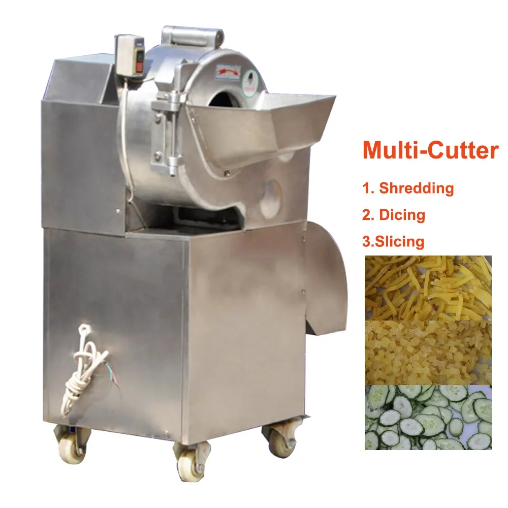 Low price multifunction CHD 100 industrial vegetable slicing dicing strips cutting machine