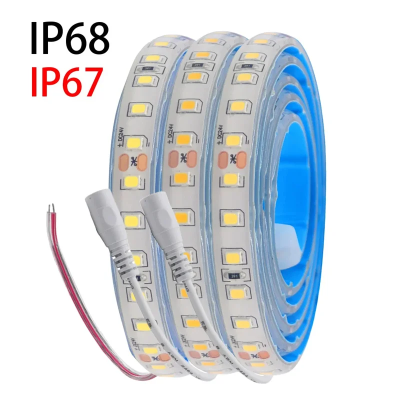 SMD2835 120leds 12V 24V Voltage Outdoor Waterproof IP67 IP68 Led Strip Light For Stairs