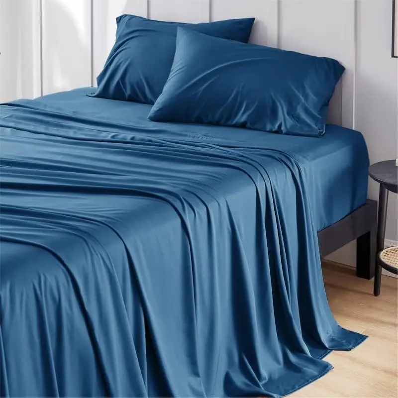 Factory Wholesale Price Bamboo Bed Sheet King Size 5 Star Hotel Bed Sheet 100% Bamboo