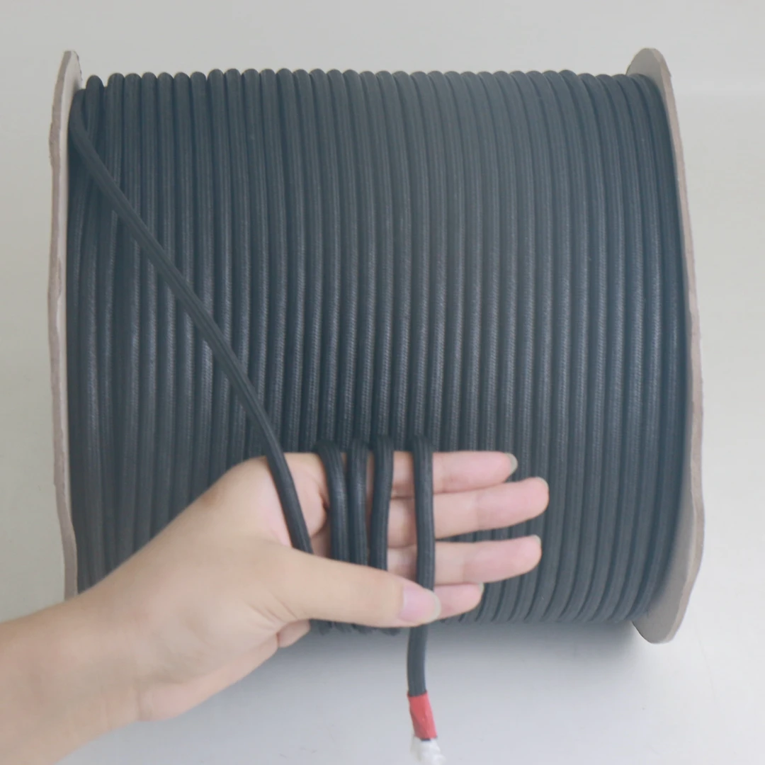 High Strength  Fireproof Kevl Aramid climbing Black Rope