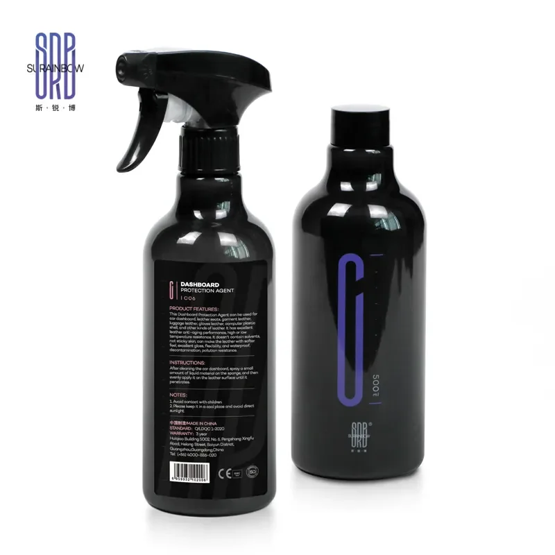 Surainbow Dashboard Polish Wax Silicone Spray Useful Dashboard Polish Cleaner Wax