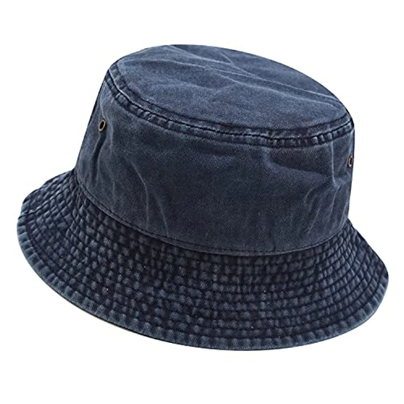 Customized white canvas embroidery bucket hat with custom logo for women and adult