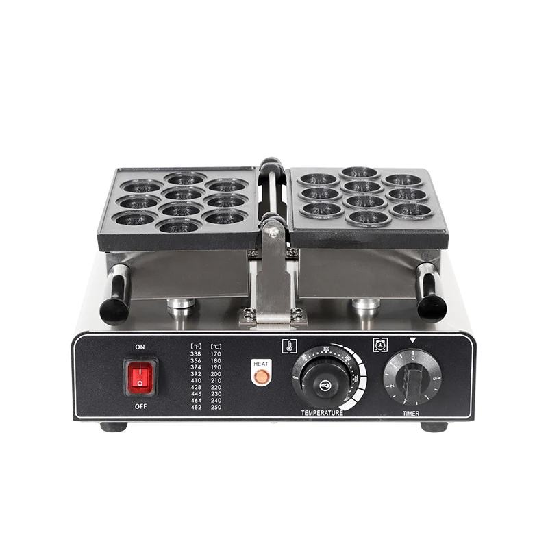 Snack Equipment Commercial Waffle Machine Non-stick Walnut Waffle Machine Snack Food Stainless Steel Provided SY 1 Set 15KG,15