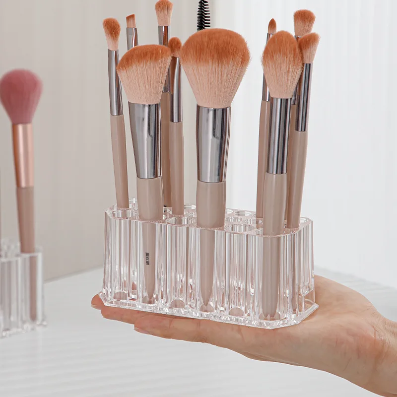 Destly 26 Holes Nail Brushes Storage Box Makeup Brushes Holder Acrylic Nail Tools Stand Organizer Nail Art Bushes Storage