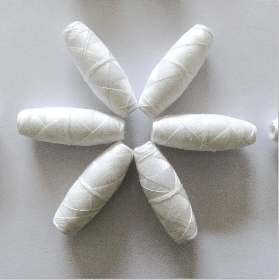 nylon cocoon bobbin NO.10# 100d/2 schiffli embroidery machine 100% filament polyester cocoon bobbin thread