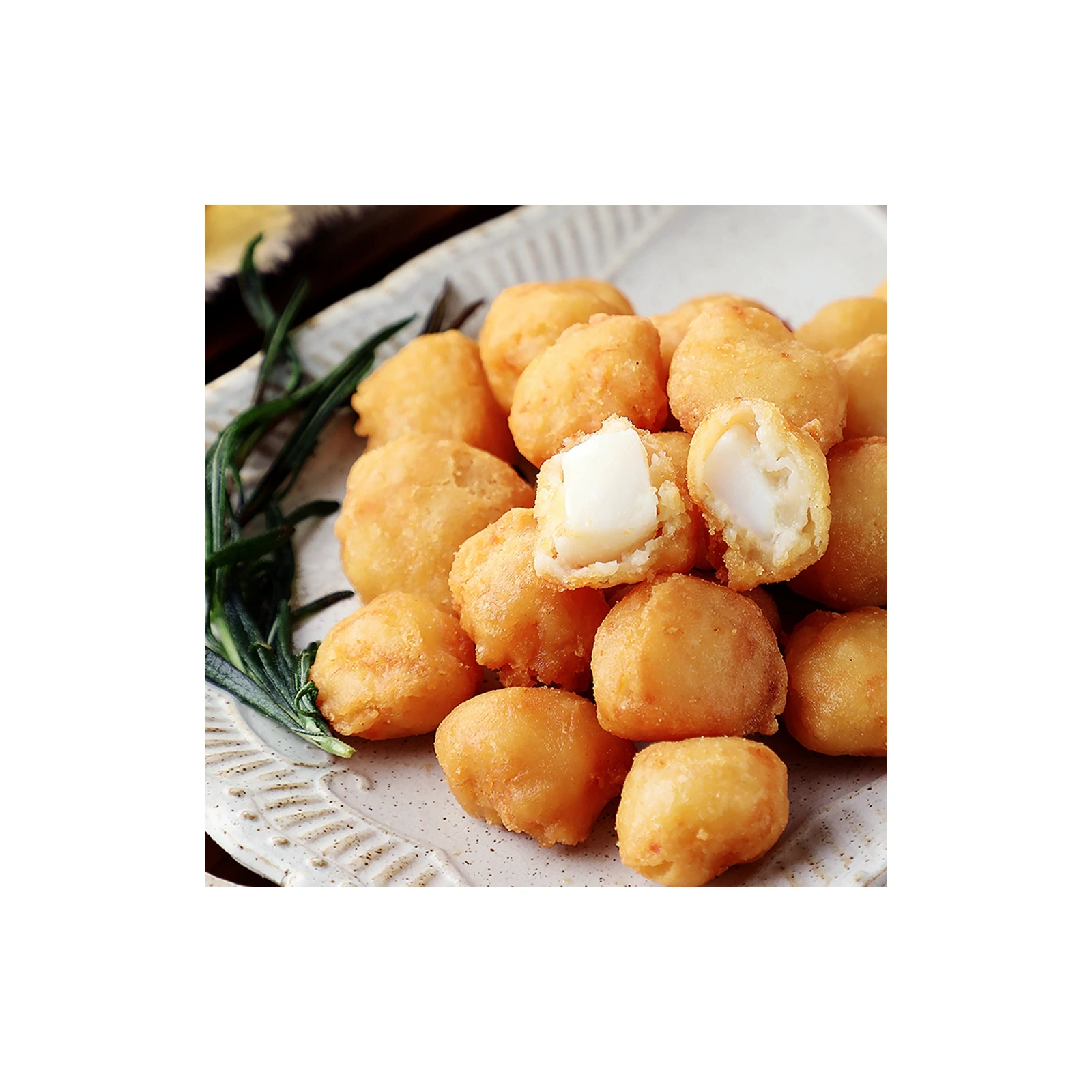 Bulk Manufacturer For Frozen Fish Ball Battered Fried Calamari/Squid Fish Ball Hot Pot Prepared Food Ready and Easy to Cook