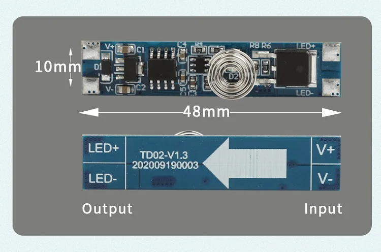 Touch Sensor Light Switch 5V-24V 60W 5A LED Stepless Dimming Capacitive Sensor Module