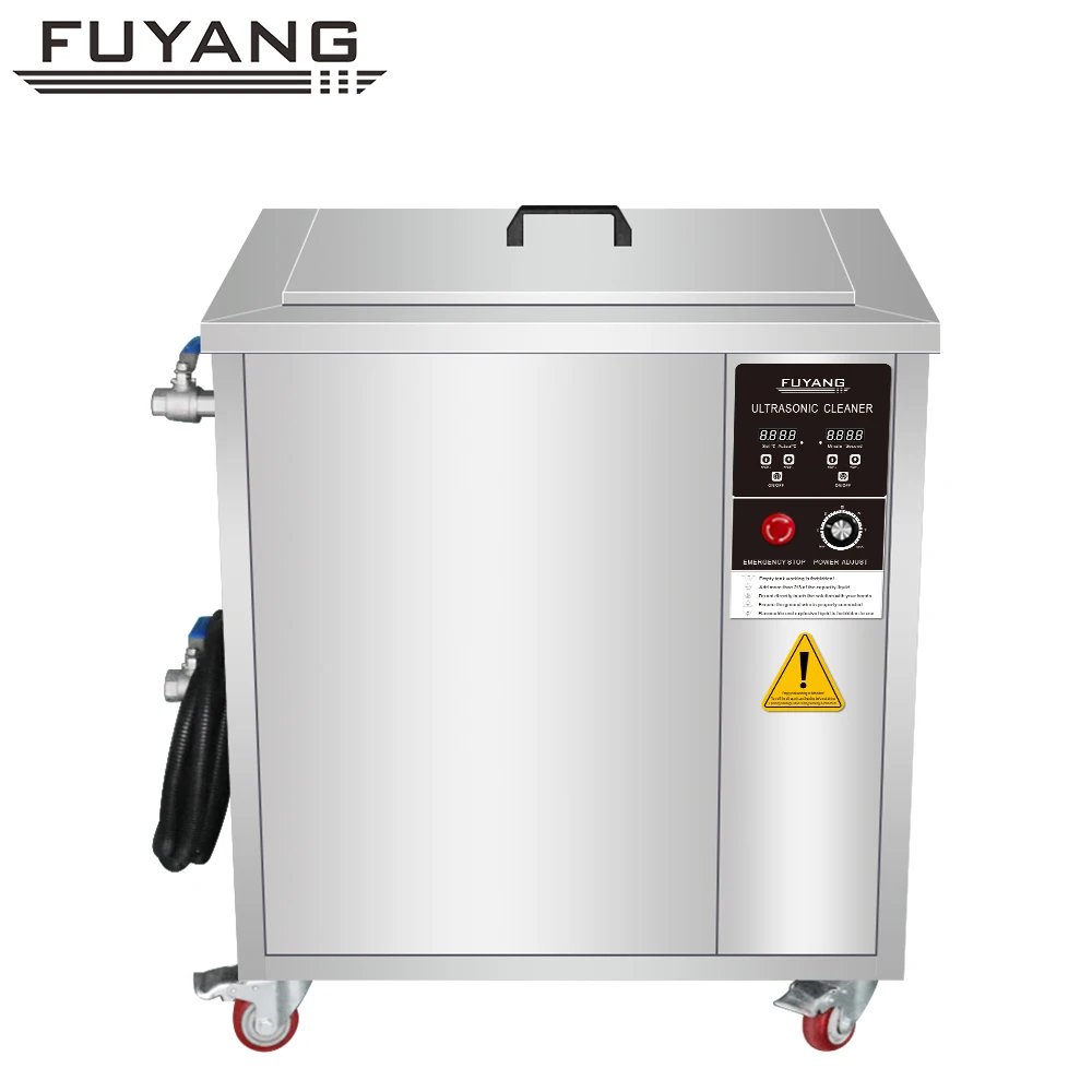 FUYANG Industrial ultrasonic cleaner for engine block carbon cylinder head carburetor turbocharger DPF cleaning  machine  61L