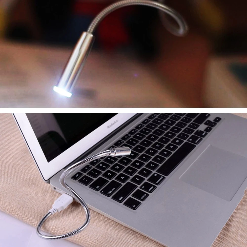 USB Светодиодная гибкая лампа для ноутбука ПК настольного компьютера