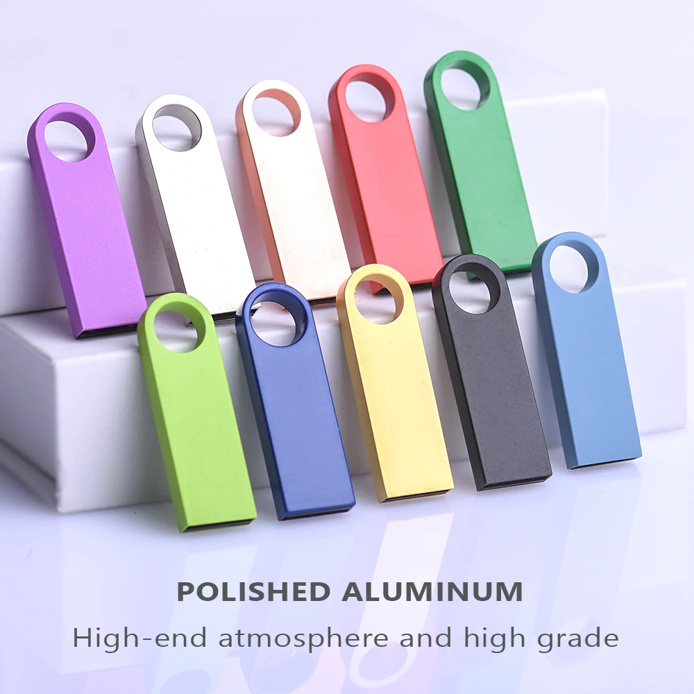 Mini Usb Flash Drive 32gb 16gb 8gb 4gb Metal Pen Drive Pendrive 64gb 128gb cles Usb3.0 2.0  Memory Stick
