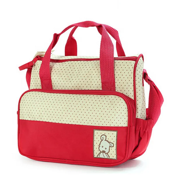 5PCS / Set High Quality Mom Baby Carrier Diaper Bags Wholesale Diaper Bags for Mummy
