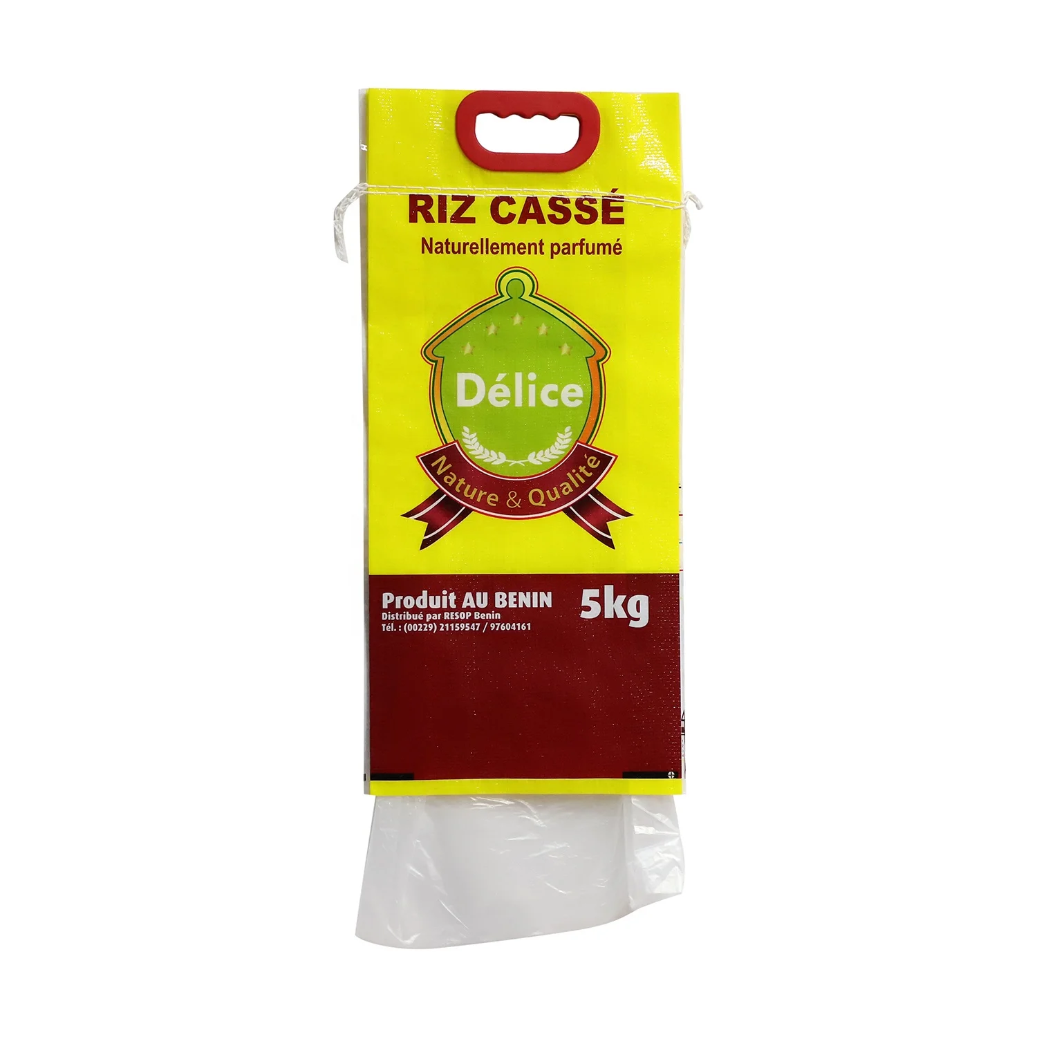 White Polypropylene Woven Flood Sand/Fertilizer/Rice/Seed/Feed/Flour/Chemical/Sugar Plastic Packaging PP Bags with Handle