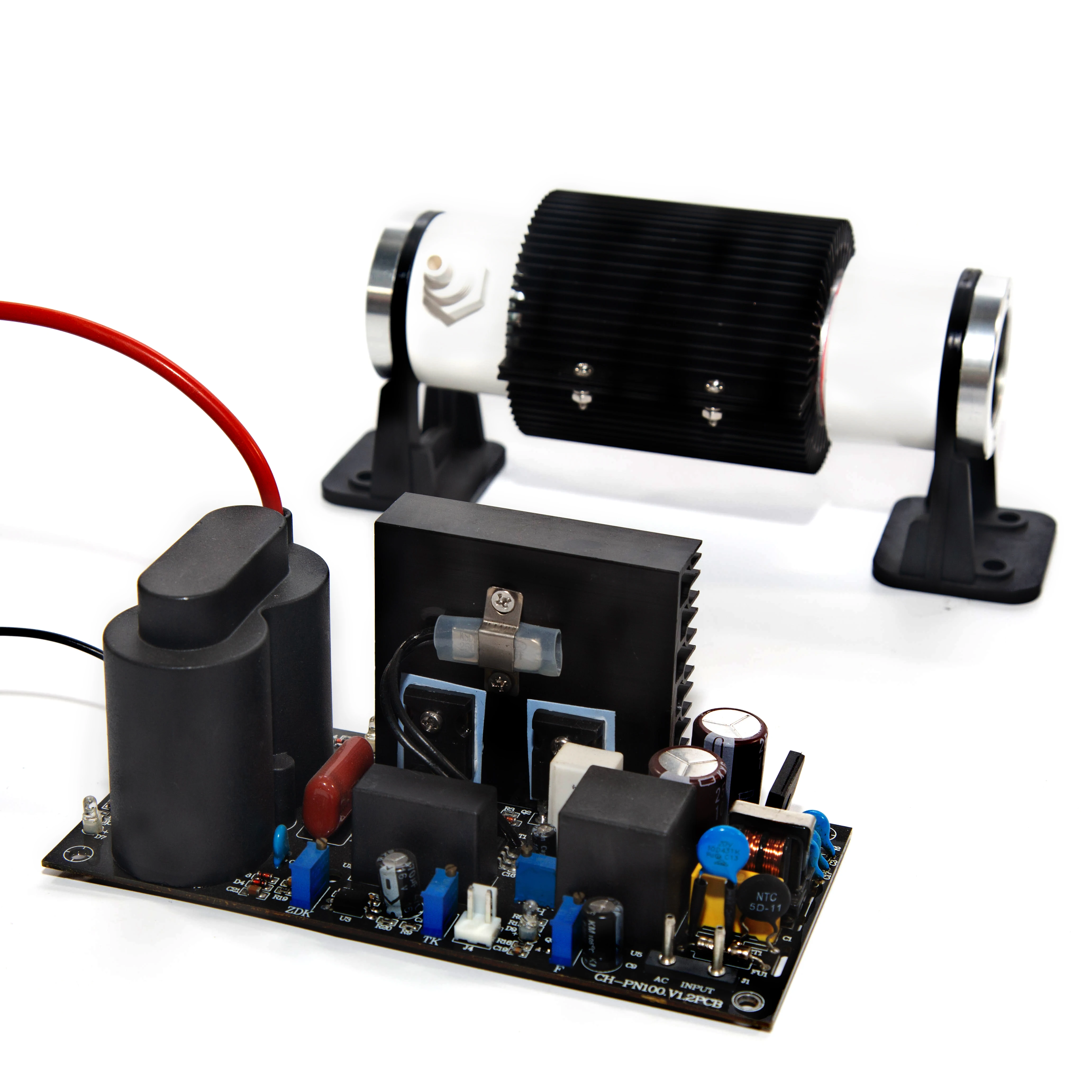 7G/H 80W adjustable water cooling ozone generator tube parts for air purification