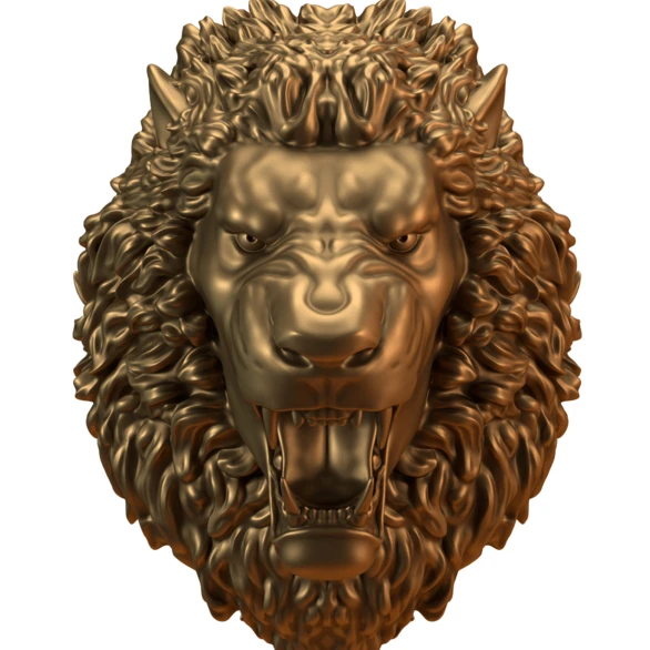 Polyresin Lion Head For Wall