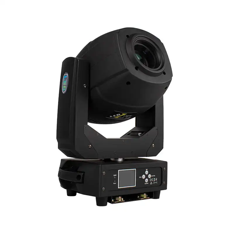 Compact Design Gobo Lyre Beam 230W LED Spot Moving Head with 5 linear 6 circular Double Prism