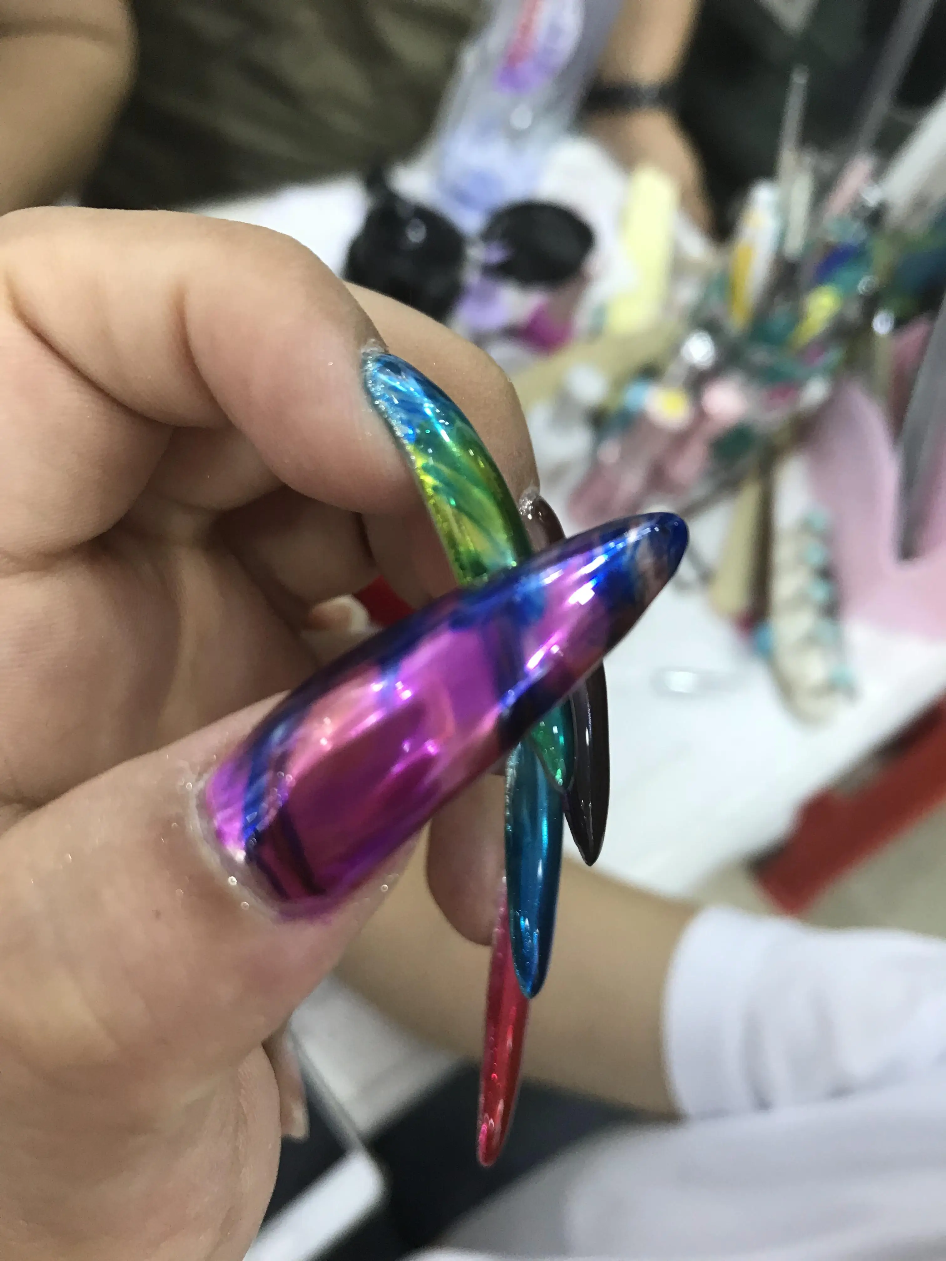 Charming Flower  Watercolor Paint  Nail Art Supplies