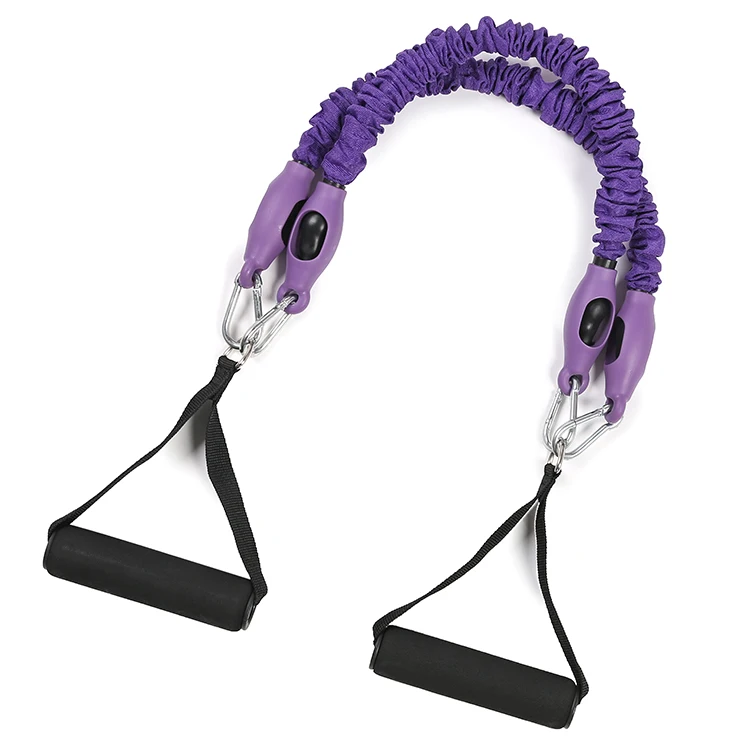 exercise ankle yoga latex pull resistance bands set with foot pedals