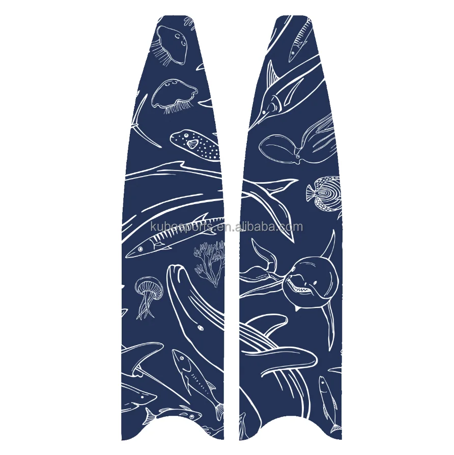 Kubo carbon blade scuba fins foot pocket snorkeling diving flippers swimming spearfishing equipment diving fins