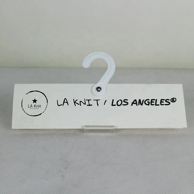 Recycled 30cm Custom Printed Textile Displaying Fabric swatch Sample Headers Cardboard tags Curtain Paper Hanger with hinge