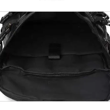 Factory fashionable luxury college pu leather backpack men outdoor laptop backpacks bags for men