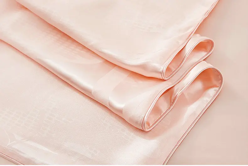 100% satin silk jacquard duvet cover