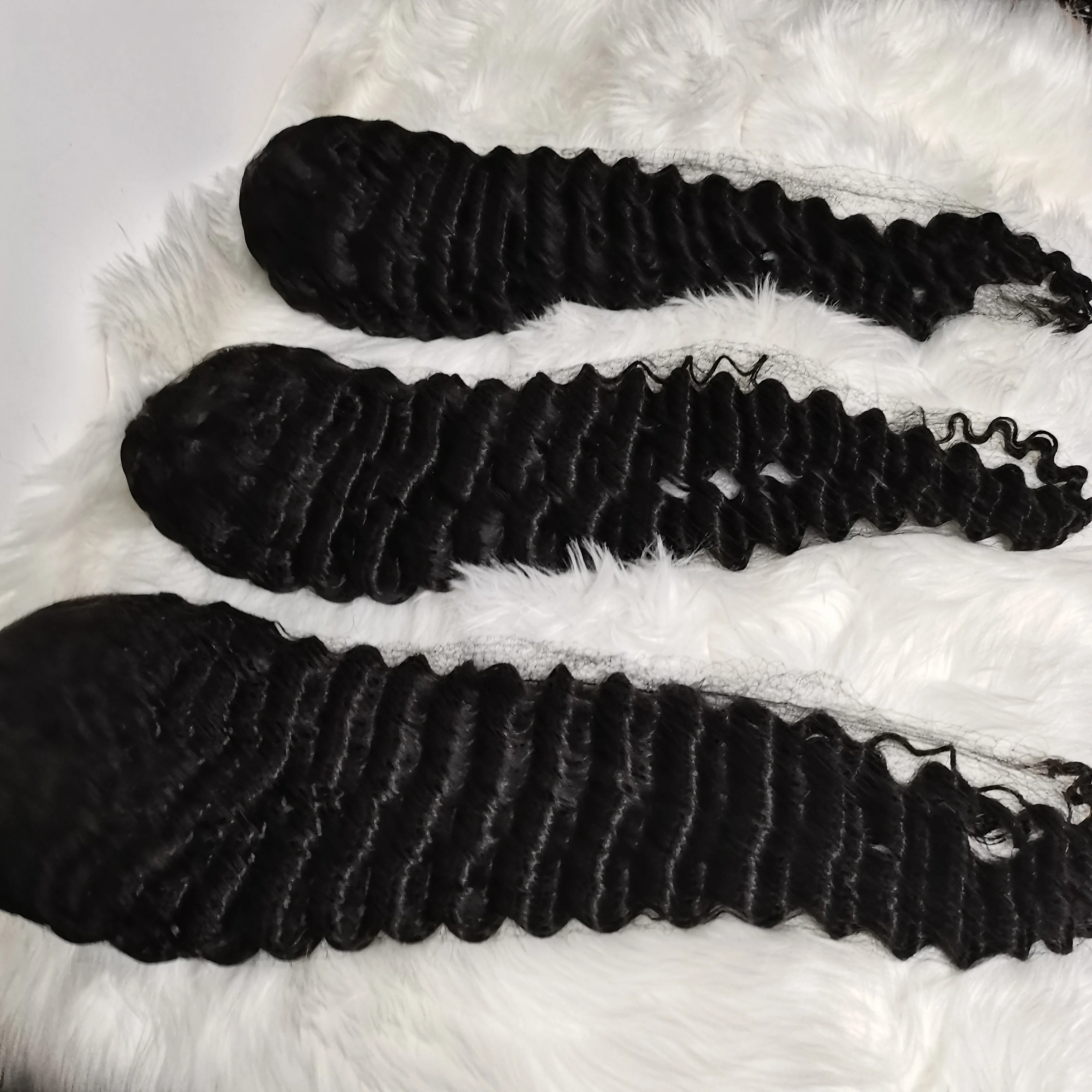 Amara top quality 13x6 transparent hd lace frontal wig best sale deep wave human hair hd lace front wigs for black women