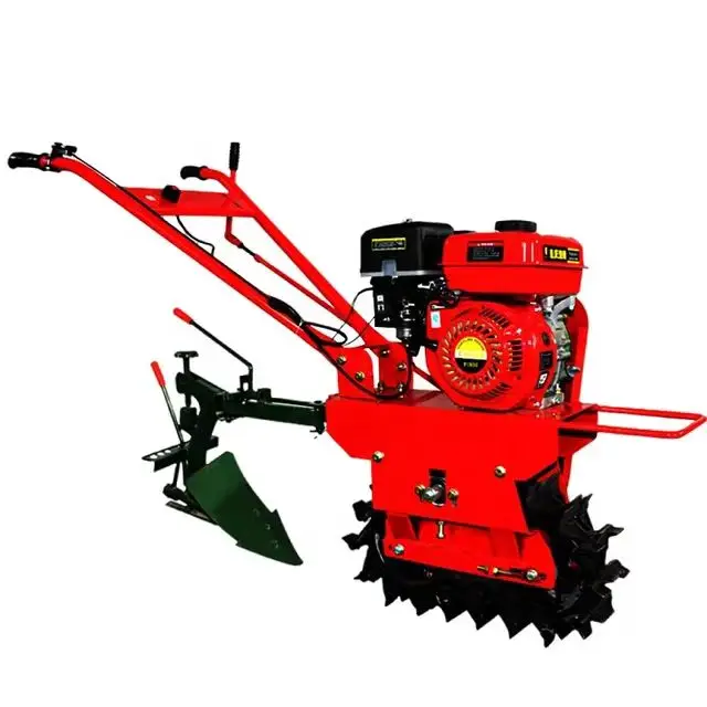 Small chain track cultivator mini power tiller mini diesel tiller for farming use